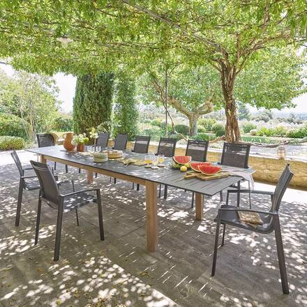 Repas à l’ombre d’une tonnelle